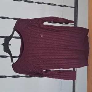 American Eagle sweater, S, purple/eggplant